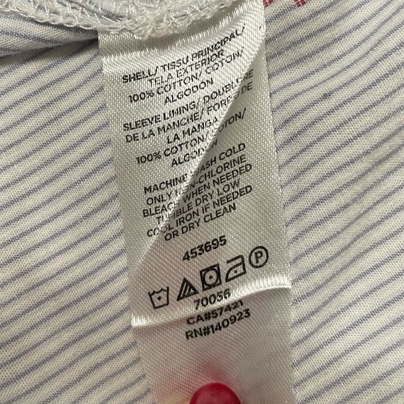 Loft puff sleeve embroidered poplin top - Picture 10 of 10